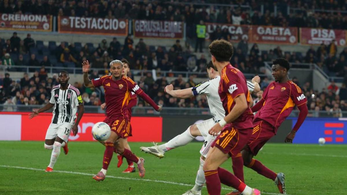Roma-Juve 3-3: gol di Wesley, Conceiçao, Ndicka, Malen, Boga, Gatti