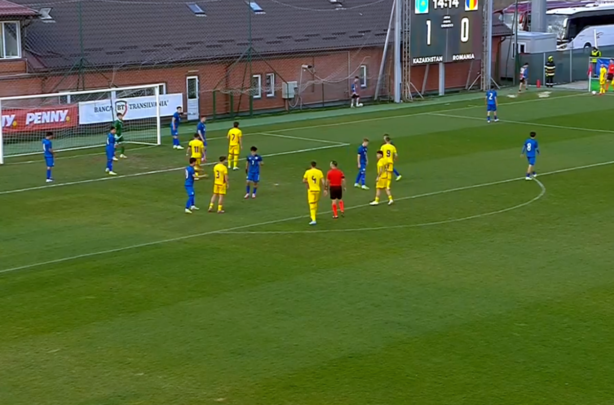 România U19 începe dezastruos campania de calificare la Euro 2026 » Bătută clar de Kazahstan U19