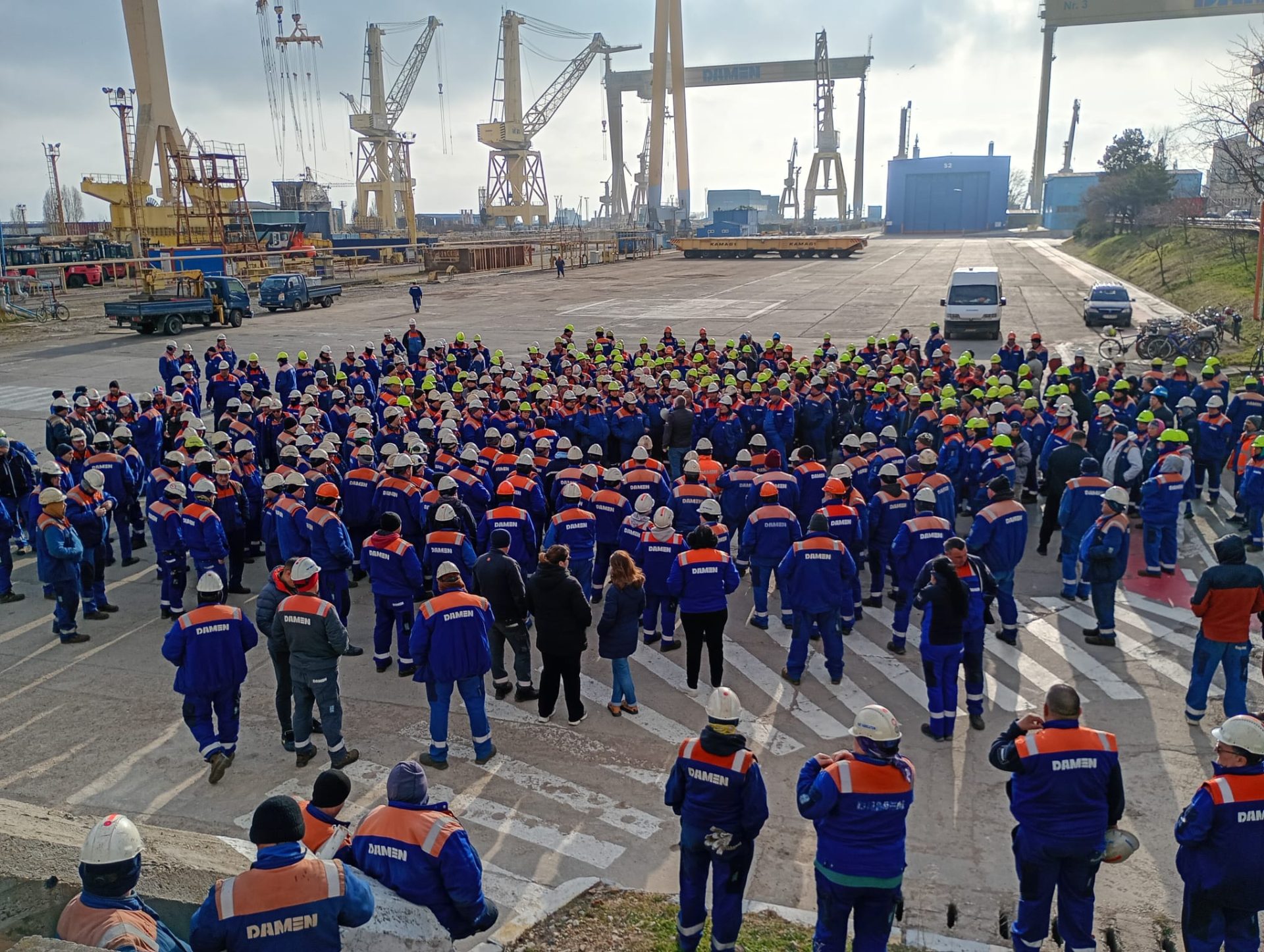 Damen Shipyards intră în faliment, anunță sindicaliștii de la Mangalia