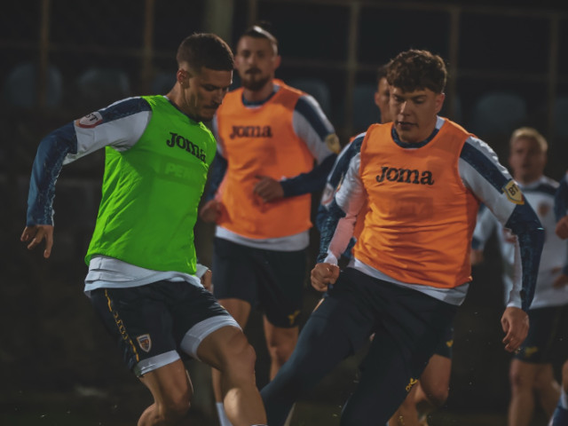 România pregătită pentru Turcia: Imagini de la antrenamentul de luni seară