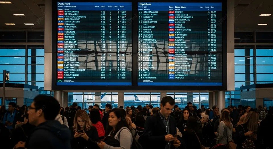 Război în Orient: Mii de zboruri anulate, haos în transportul aerian global. (66 caractere)