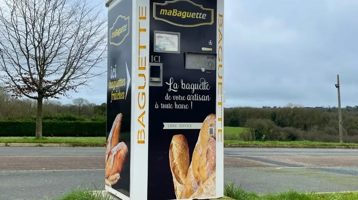 În franța, baghetele proaspete ajung și la automatele stradale