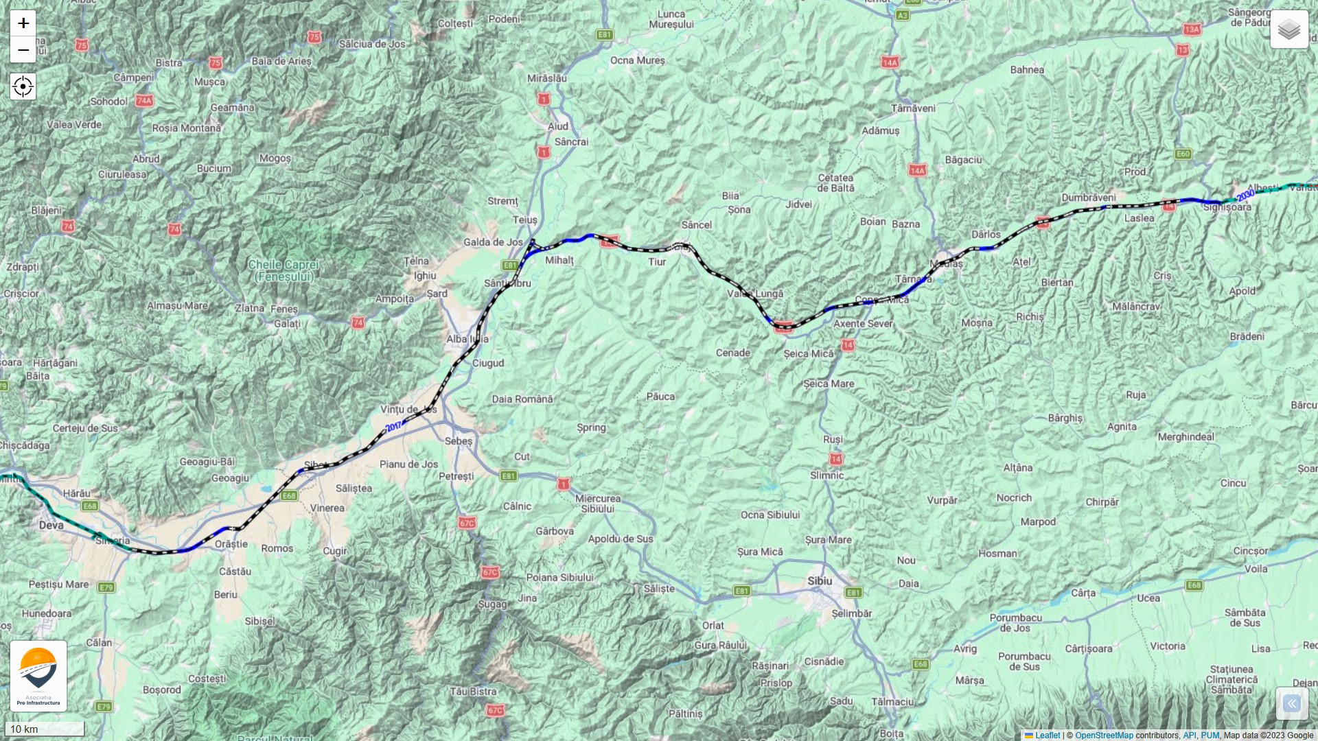 Un tren a parcurs 169 km în 81 minute
