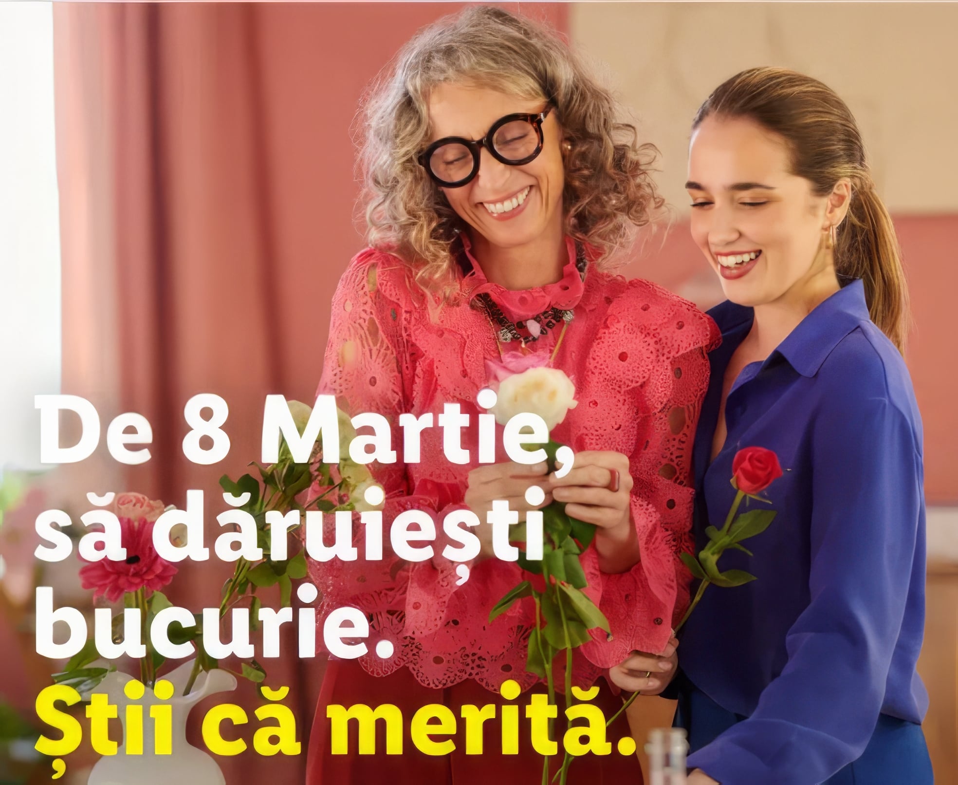 E ziua ei: Surprinde-o cu flori și dulciuri, arată-i aprecierea