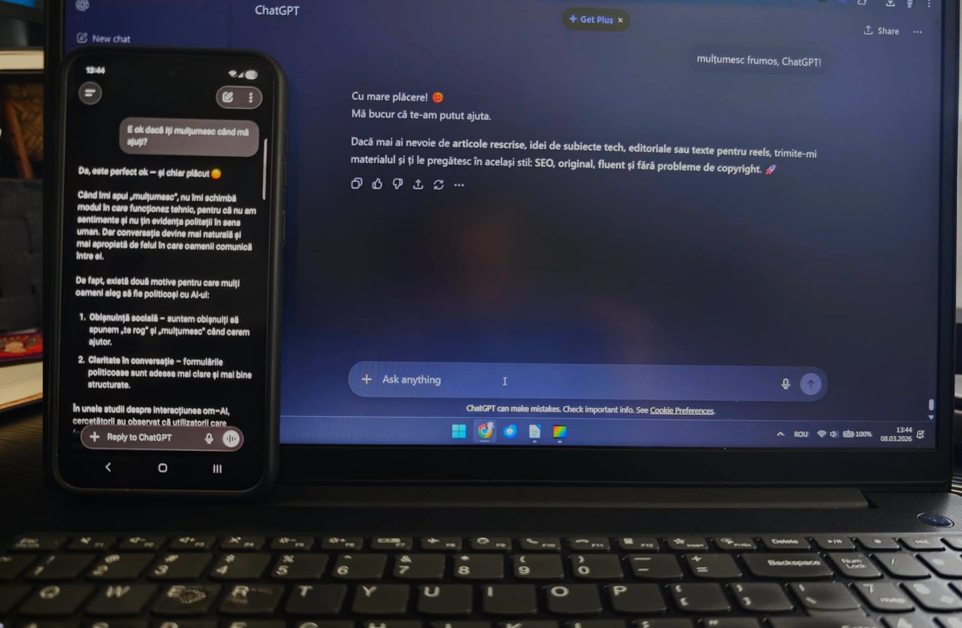 Contează politețea cu ia? Cercetări despre impactul formulelor