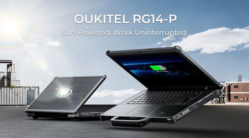 Oukitel lansează laptopul robust rg14-p cu panouri solare – video