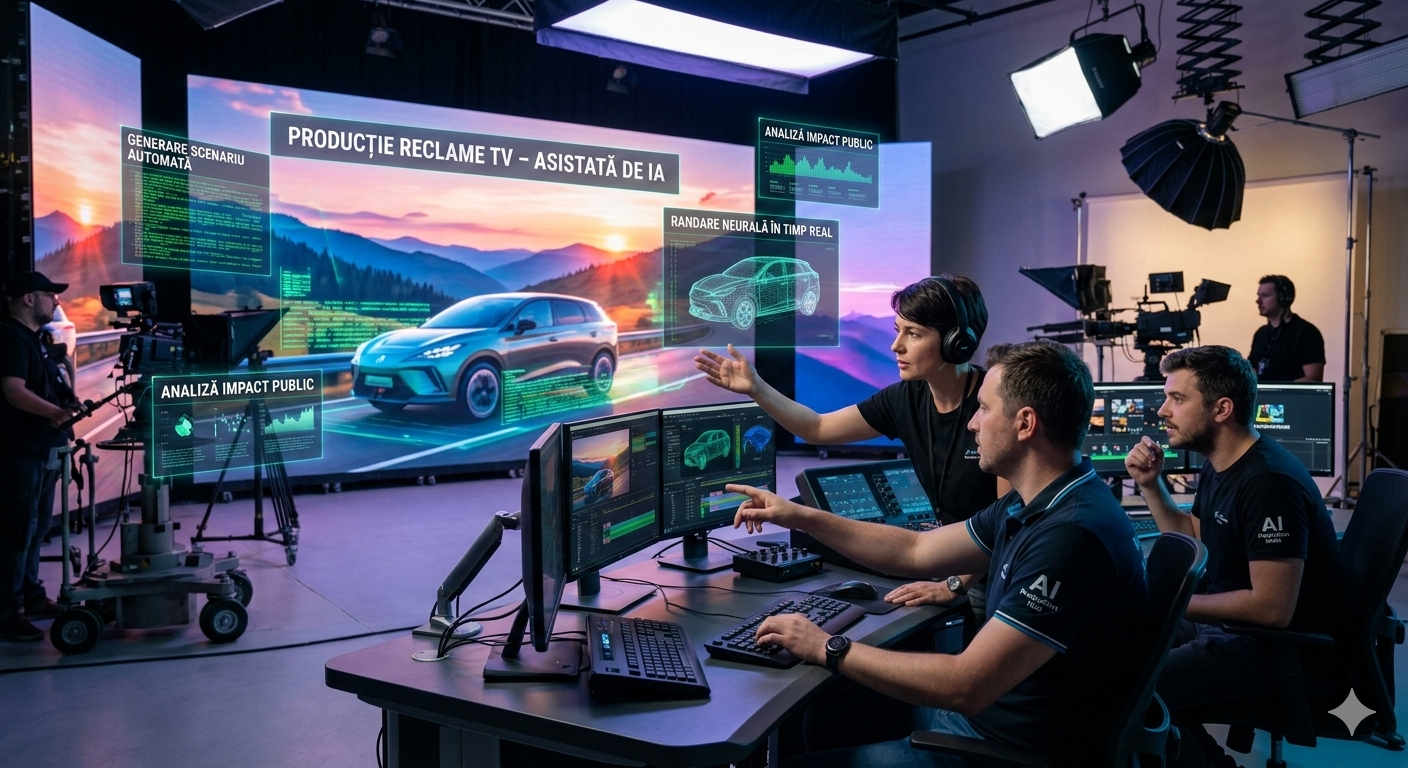 Inteligența artificială cucerește televiziunea: Primele spoturi publicitare generate de AI