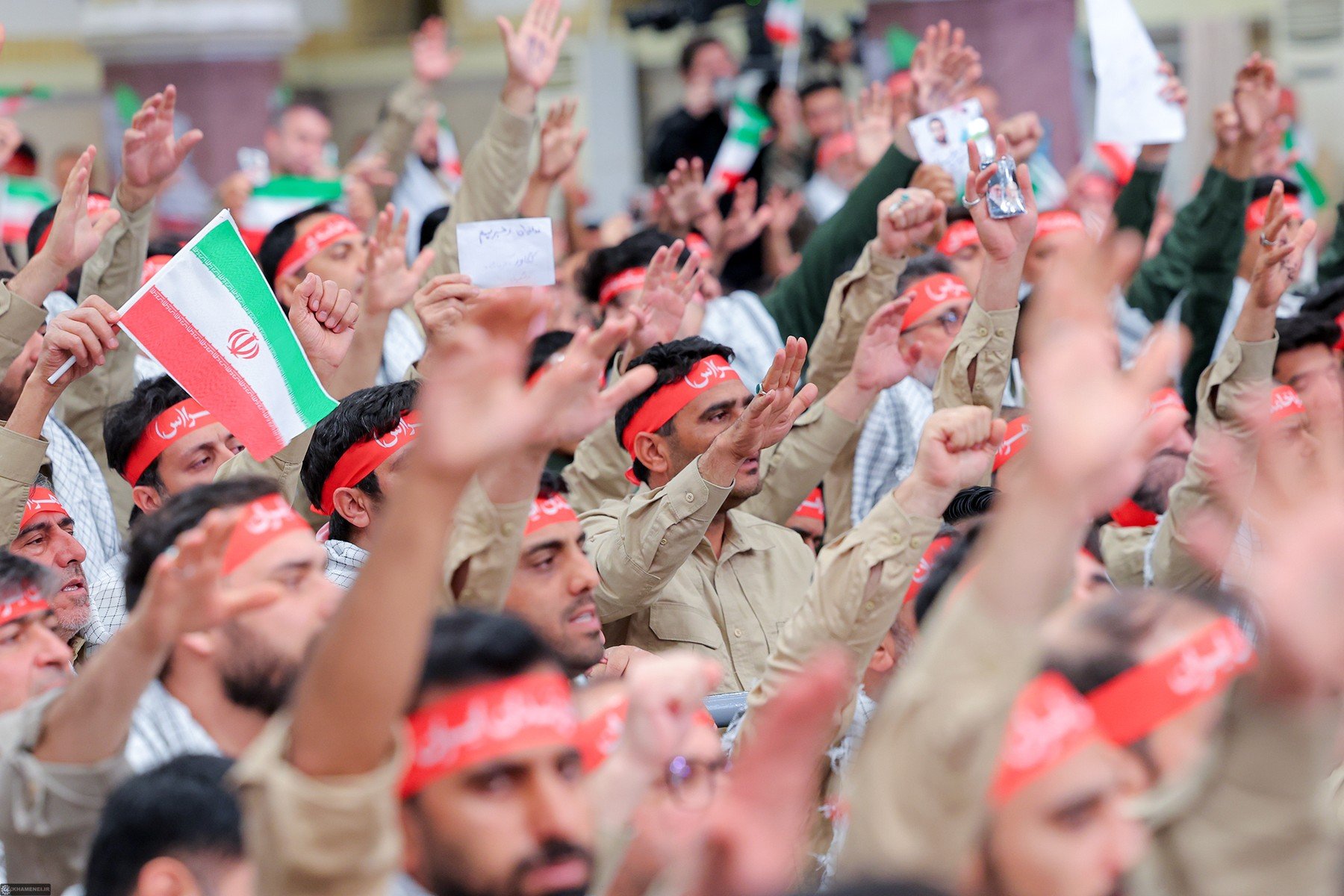 Basij, forța paramilitară iraniană, vizată de israelieni