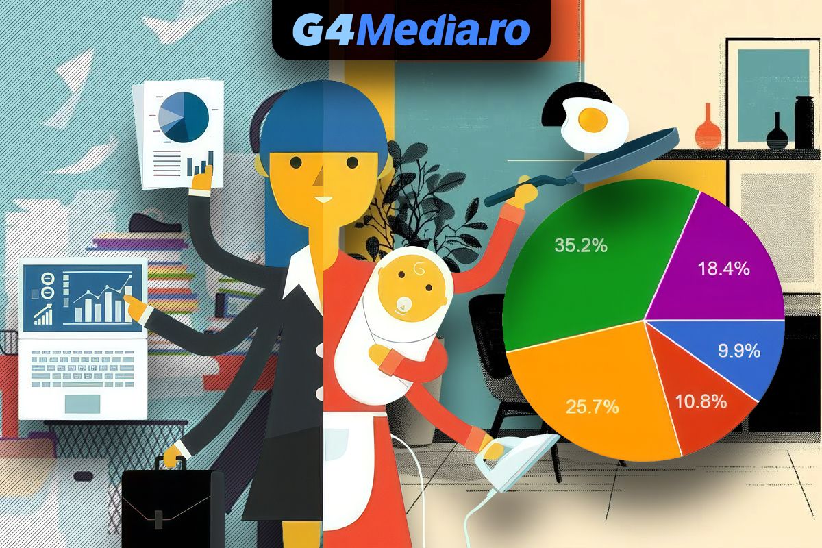 România: Peste 53% văd obstacole sociale pentru cariera feminină și familie