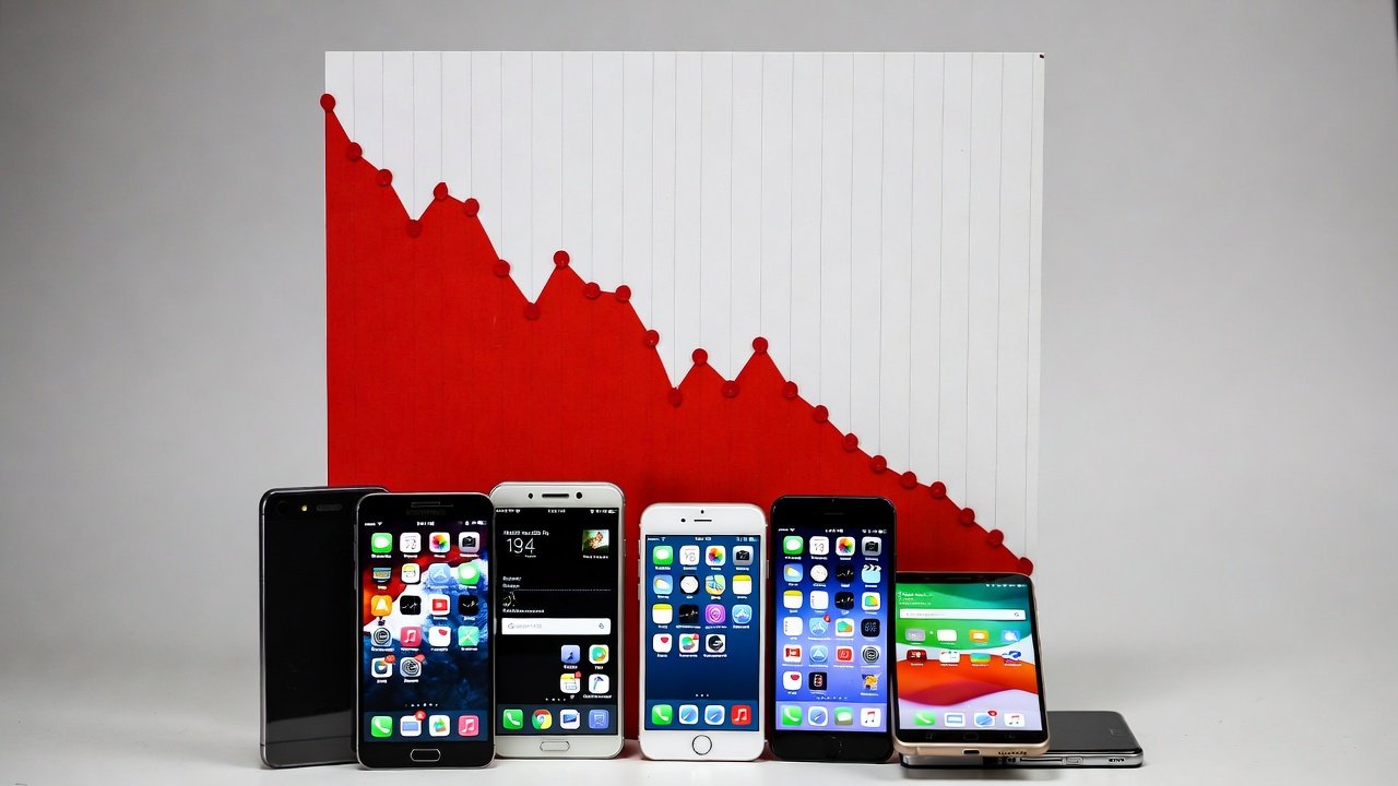 Piața smartphone, scădere preconizată în 2026