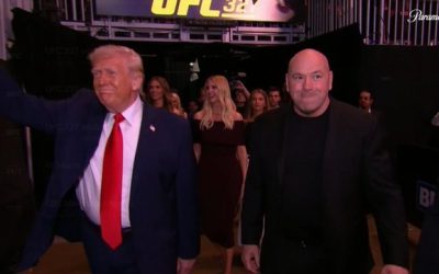 Trump, la gală UFC în Miami, cu Marco Rubio. VIDEO spectaculos
