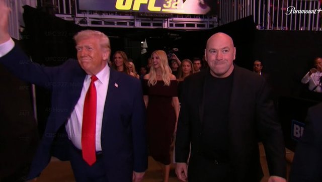 Trump, la gală UFC în Miami, cu Marco Rubio. VIDEO spectaculos