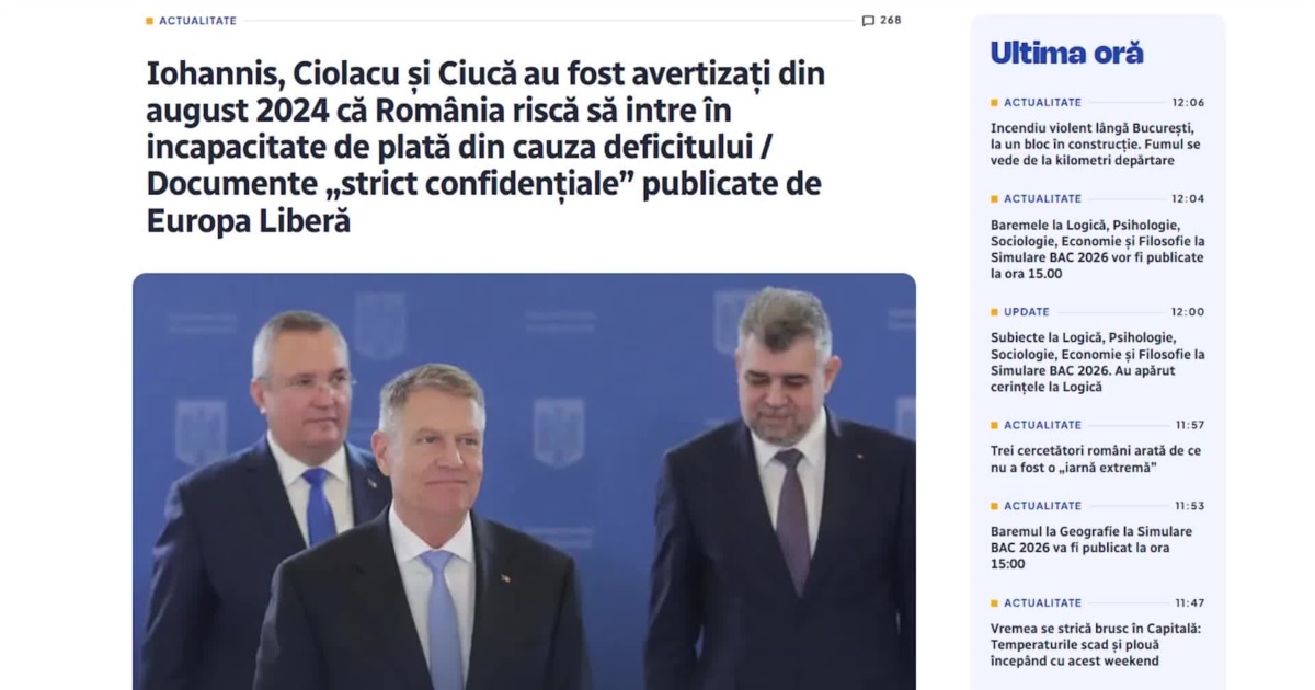 Europa Liberă, în topul surselor citate de presă în România