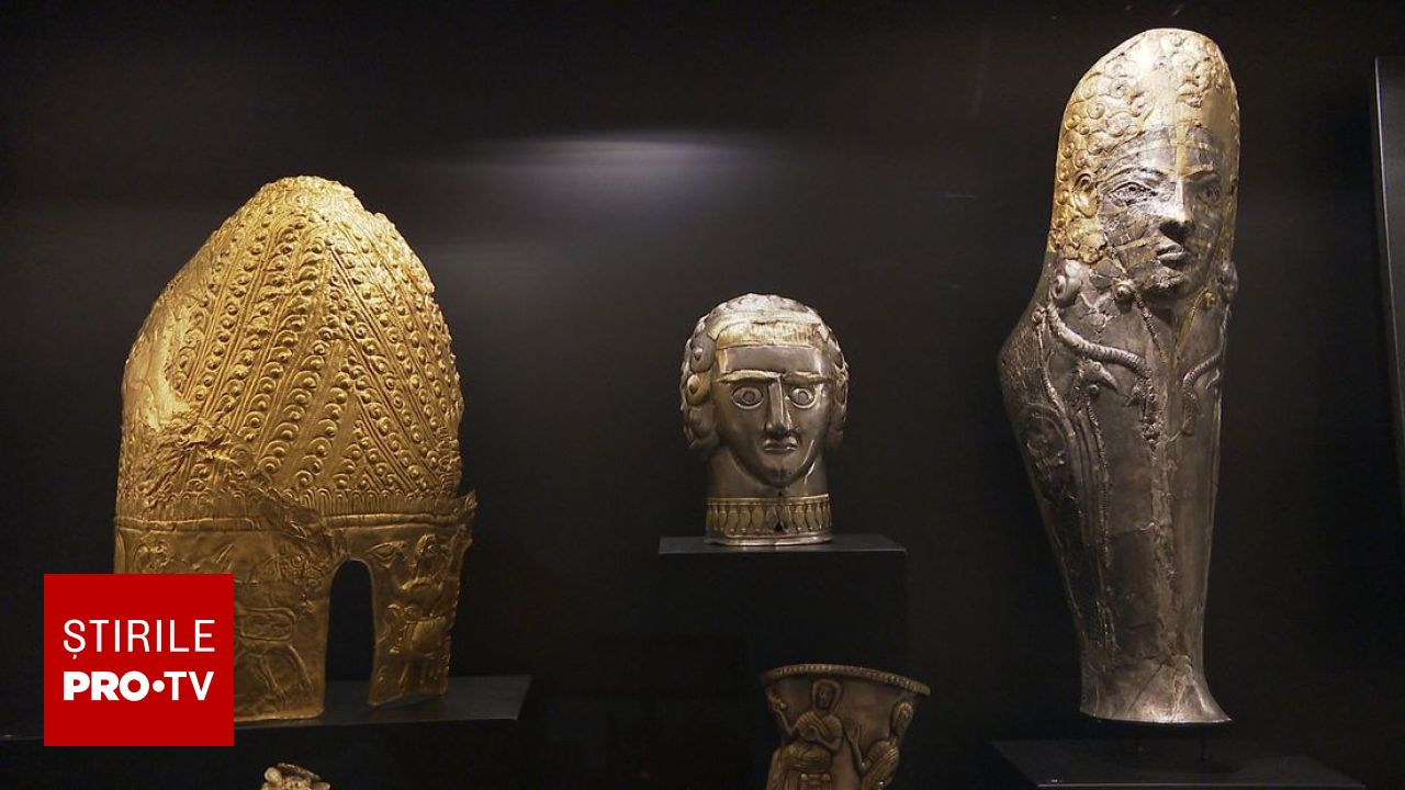 Hoții au țintit și coiful Cucuteni, comoară de 3,2 mil. Euro, la muzeul Drents