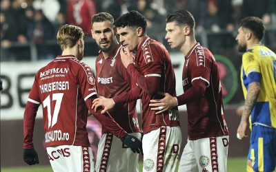 Rapid București, pas greșit în play-off: Egal cu FC Argeș și șanse slabe