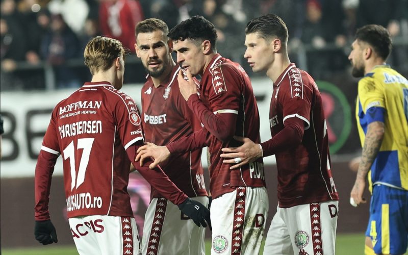 Rapid București, pas greșit în play-off: Egal cu FC Argeș și șanse slabe