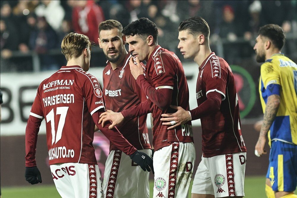 Rapid București, pas greșit în play-off: Egal cu FC Argeș și șanse slabe