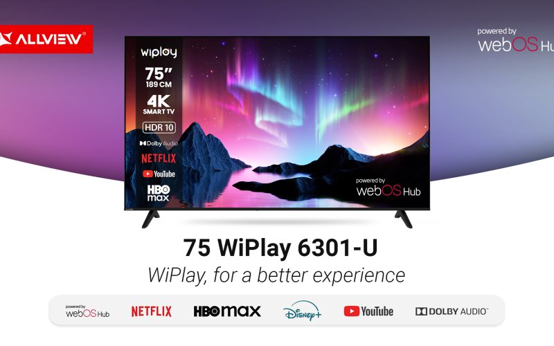Allview lansează Smart TV uriaș: Extindere majoră a gamei WiPlay