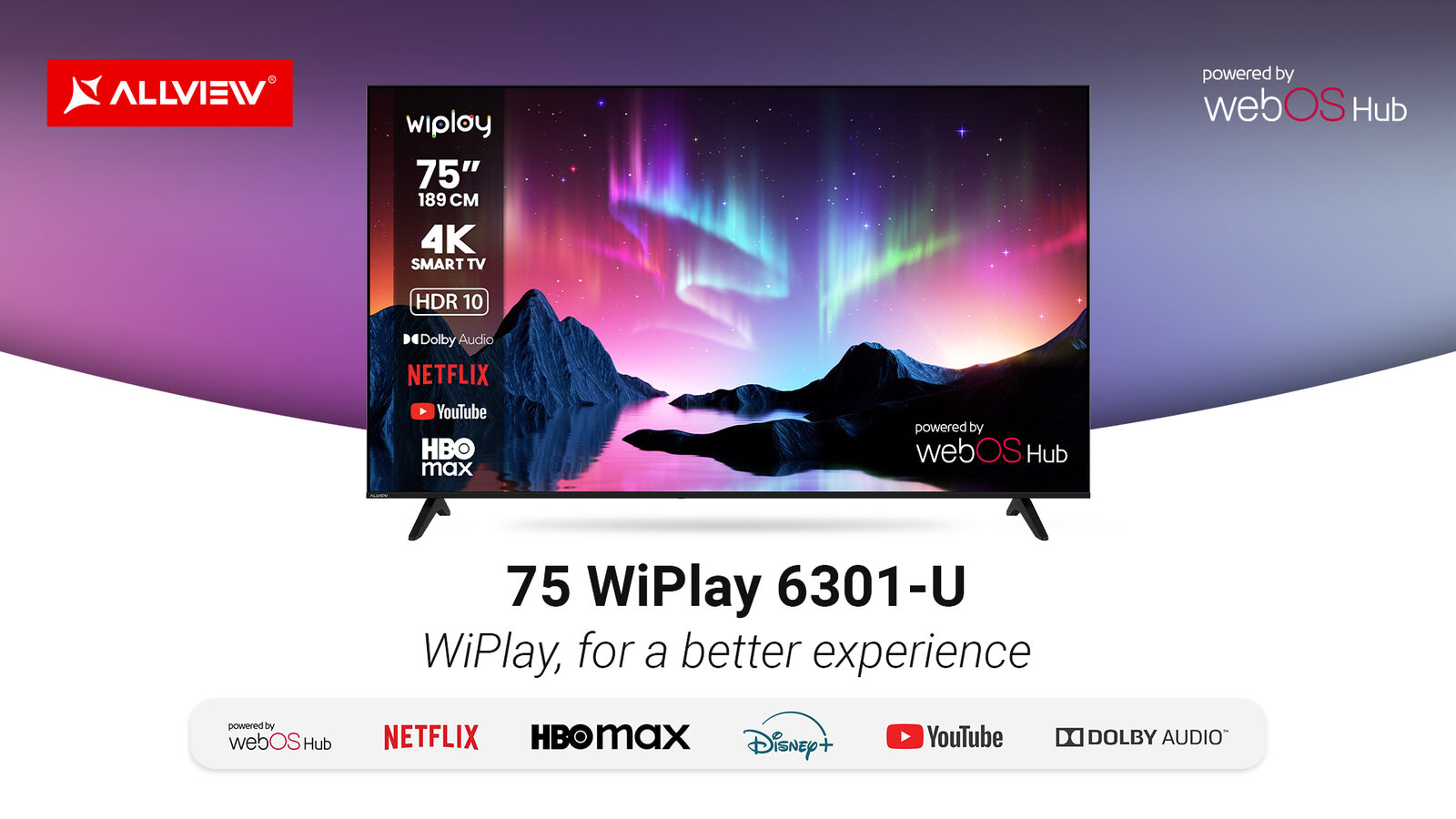 Allview lansează Smart TV uriaș: Extindere majoră a gamei WiPlay