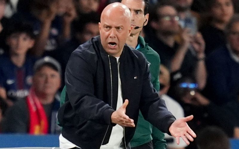 Arne Slot says his side have belief they can overturn a 2-0 deficit against Paris Saint-Germain