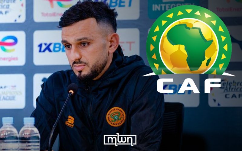 CAF Suspends RS Berkane’s Hamza Moussaoui For Two Years Over Doping