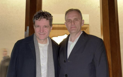 Nicușor Dan, la mănăstire cu șeful PSD Prahova de Vinerea Mare