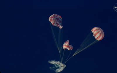 Orion, înapoi pe Pământ după 10 zile în spațiu (VIDEO)