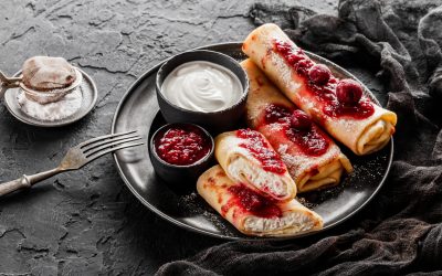 Clătite Pufoase la Cuptor, cu Brânză, Deliciul Paștelui