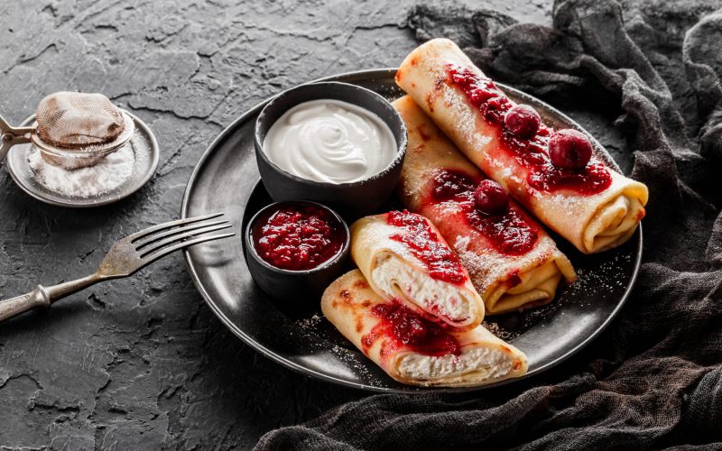 Clătite Pufoase la Cuptor, cu Brânză, Deliciul Paștelui