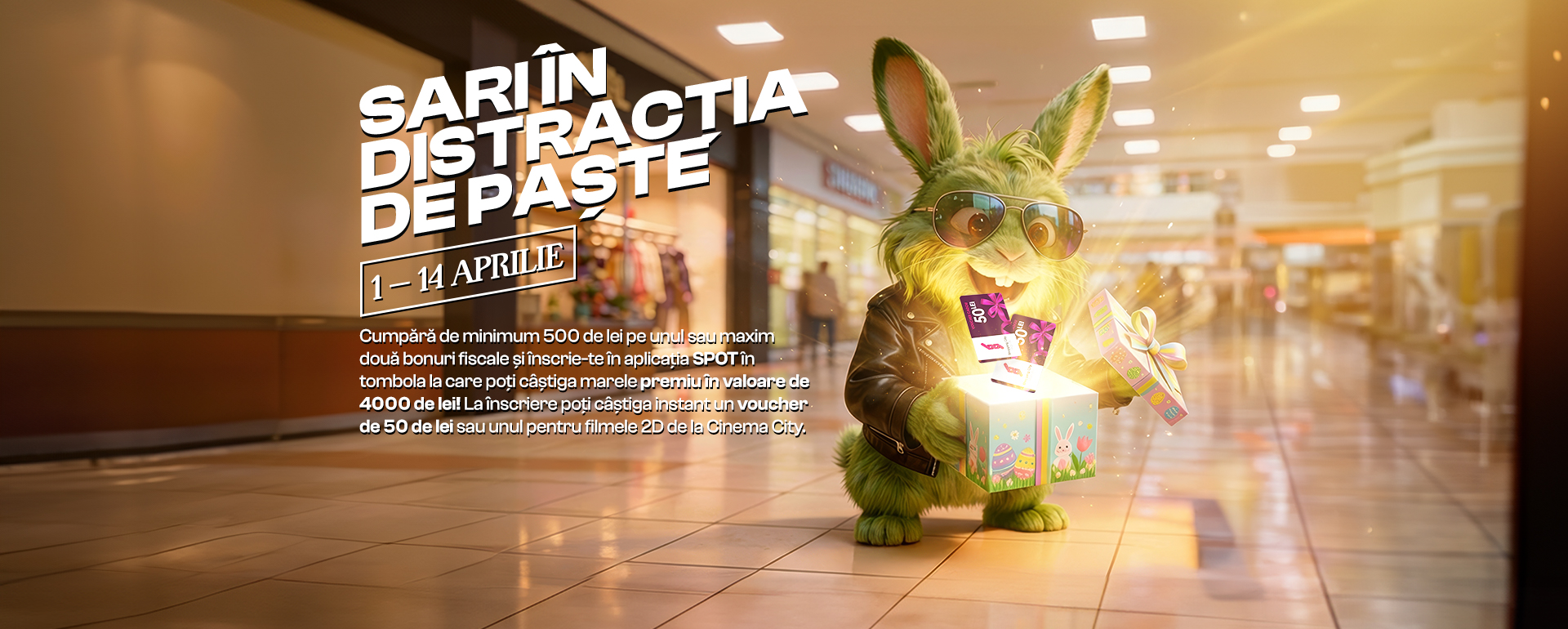 Paște cu premii la Shopping City Târgu Jiu: Program special și distracție