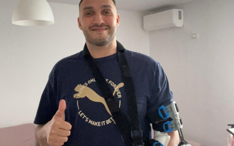 „Cred că va fi portar de handbal"