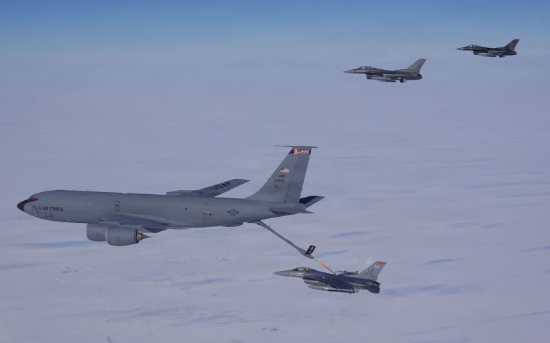 NORAD’s F-16s Practice Air Defense Operations from Remote Alaskan Airfield