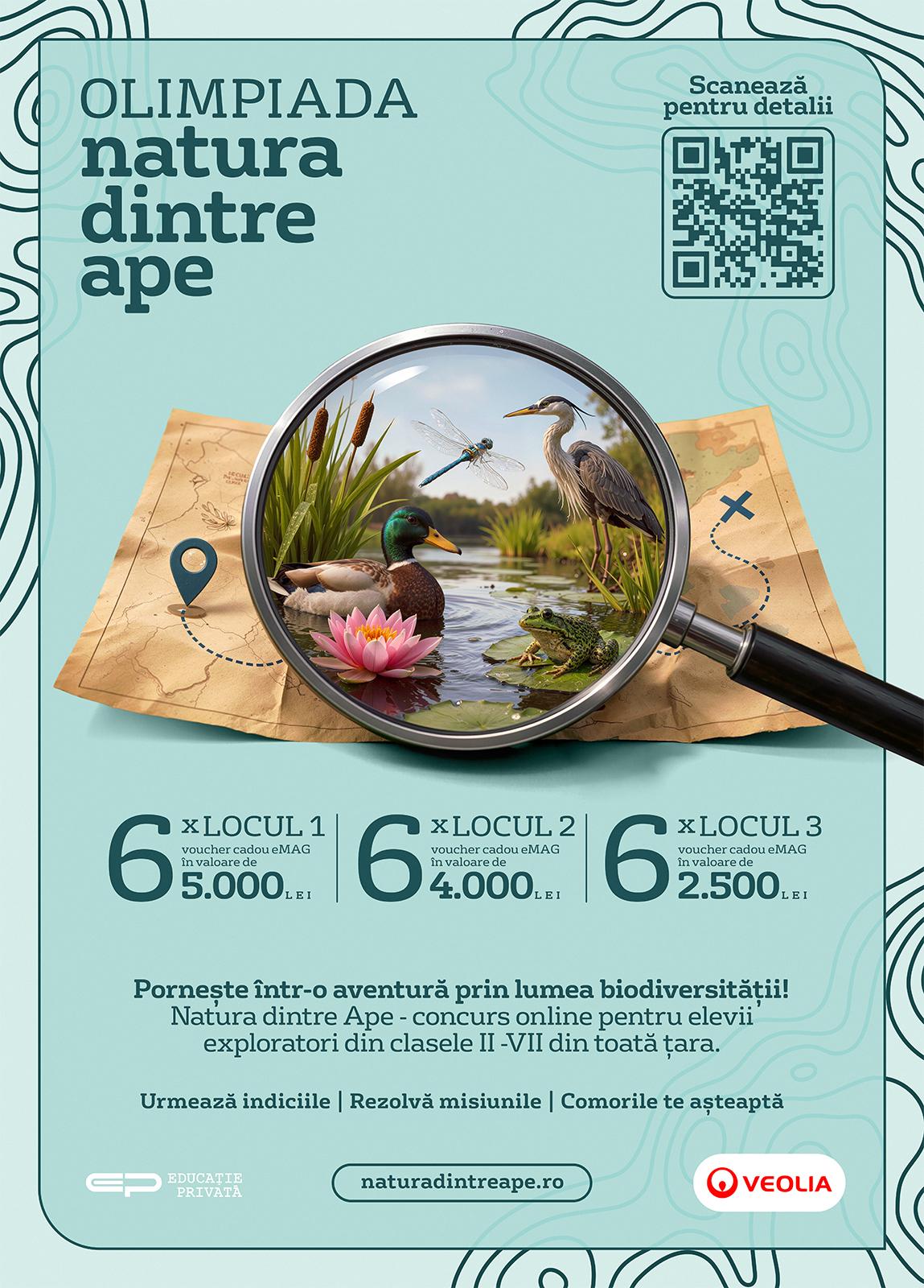 Veolia România dă startul unei noi ediții a olimpiadei de biodiversitate