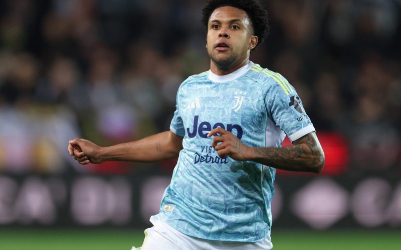 Weston McKennie in action for Juventus
