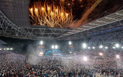 Spectacol SuperBowl la Mondial: Pauză incendiară cu show special