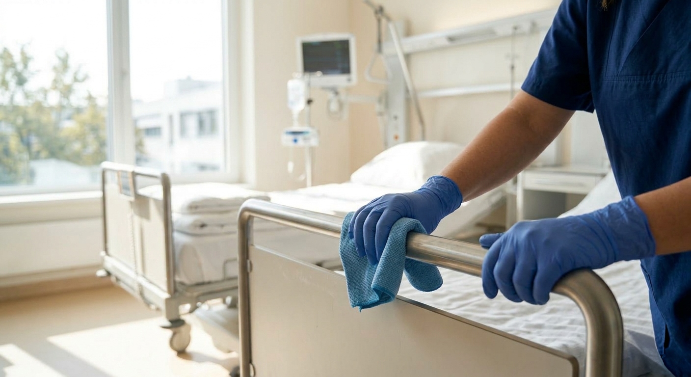 Patru reguli de AUR pentru dezinfecția din spitale: Câte sunt respectate