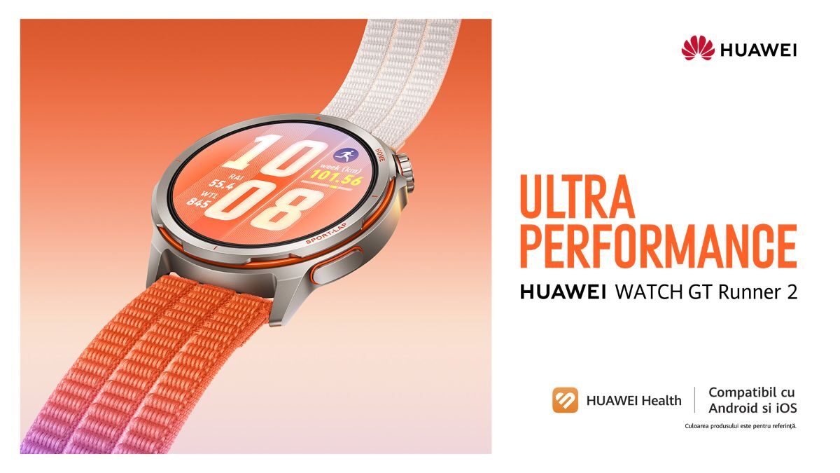 HUAWEI WATCH GT Runner 2: Alergare științifică, confort și precizie garantate