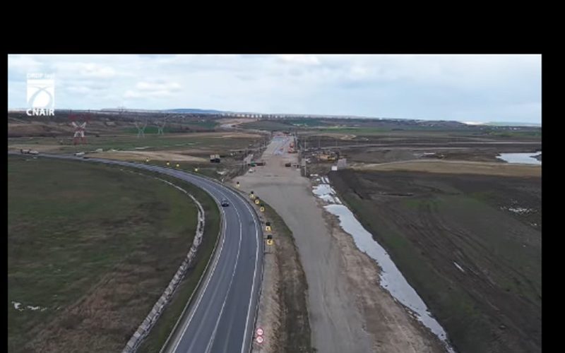 Lucrările la Autostrada Moldovei avansează. Imagini de pe loturile 1 și 2. Stadiul lucrărilor este de 43%, respectiv 40%