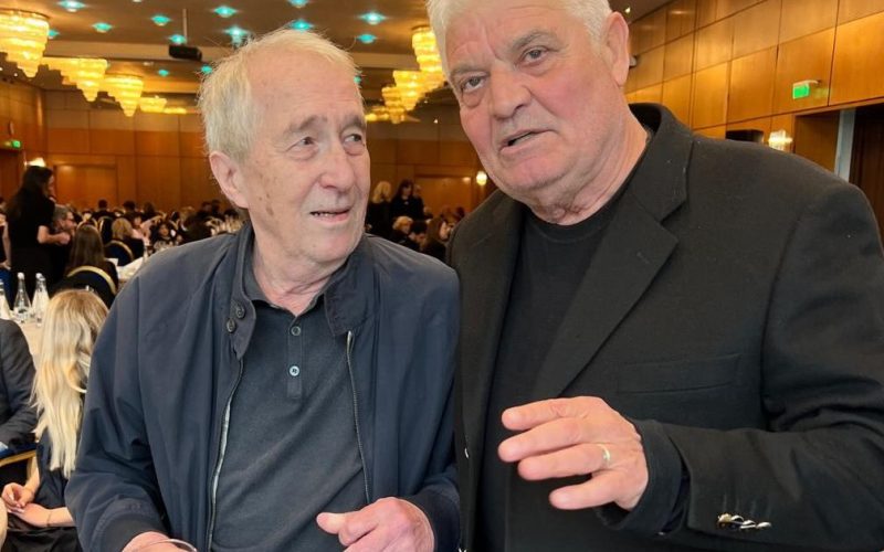 Valentin Ceaușescu, la parastasul lui Lucescu. S-a pozat cu Andone