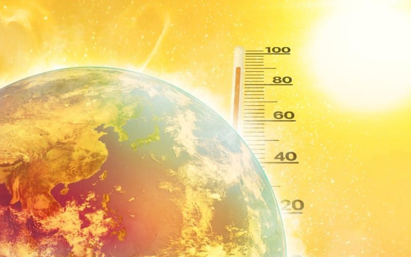 imagine cu planeta afectata de temperaturi record