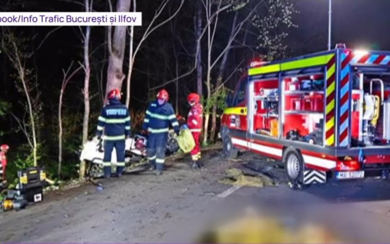 Accidentul de la Ciolpani: Imagini Șocante de la Camera de Bord! Doi Tineri, Zdrobiți
