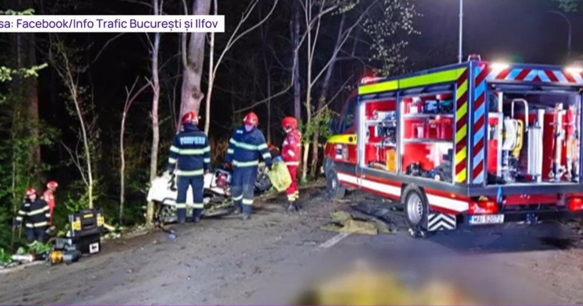 Accidentul de la Ciolpani: Imagini Șocante de la Camera de Bord! Doi Tineri, Zdrobiți