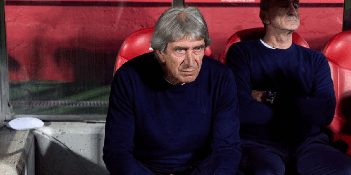 Pellegrini, durante el partido contra el Girona (LaLiga)