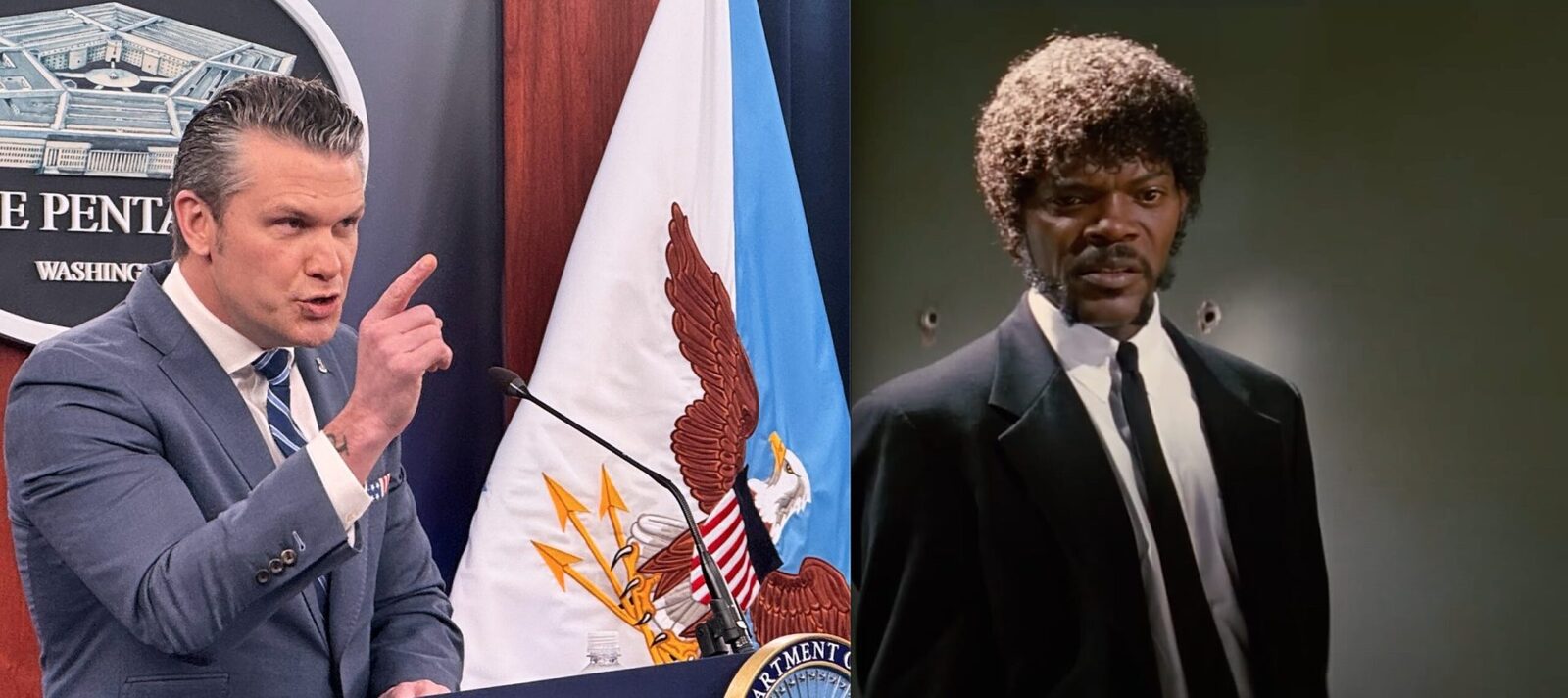 Hegseth, șeful Pentagonului, citează un verset BIBLIC FALS din Pulp Fiction!