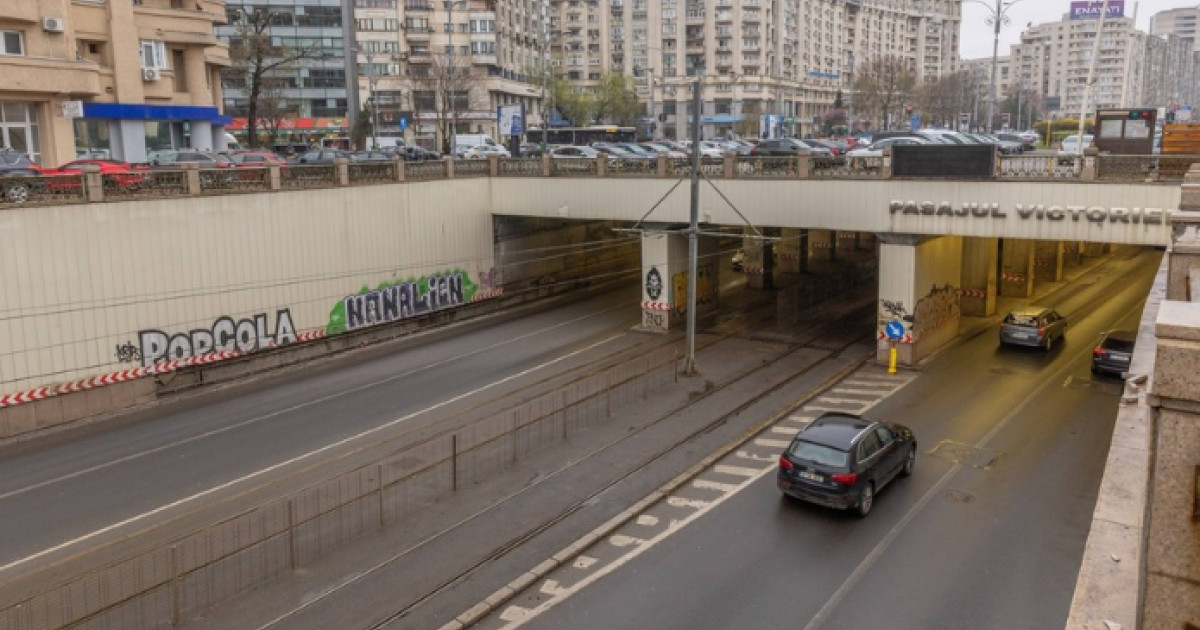 Pasajul Victoriei intră în consolidare şi modernizare. Vor fi reabilitate apoi încă două pasaje și un pod, anunță Primăria Capitalei