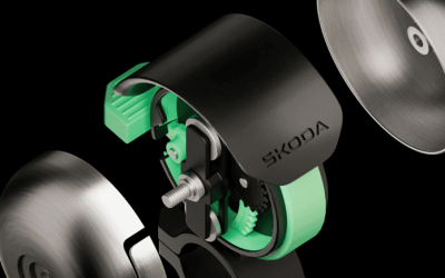 Škoda uimește: Sonerie de bicicletă inovatoare pentru șoferii cu căști ANC!