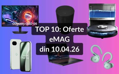 Top 10 eMAG: Căști Anker, telefon Android mid-range și boxă Sonos pe lista!