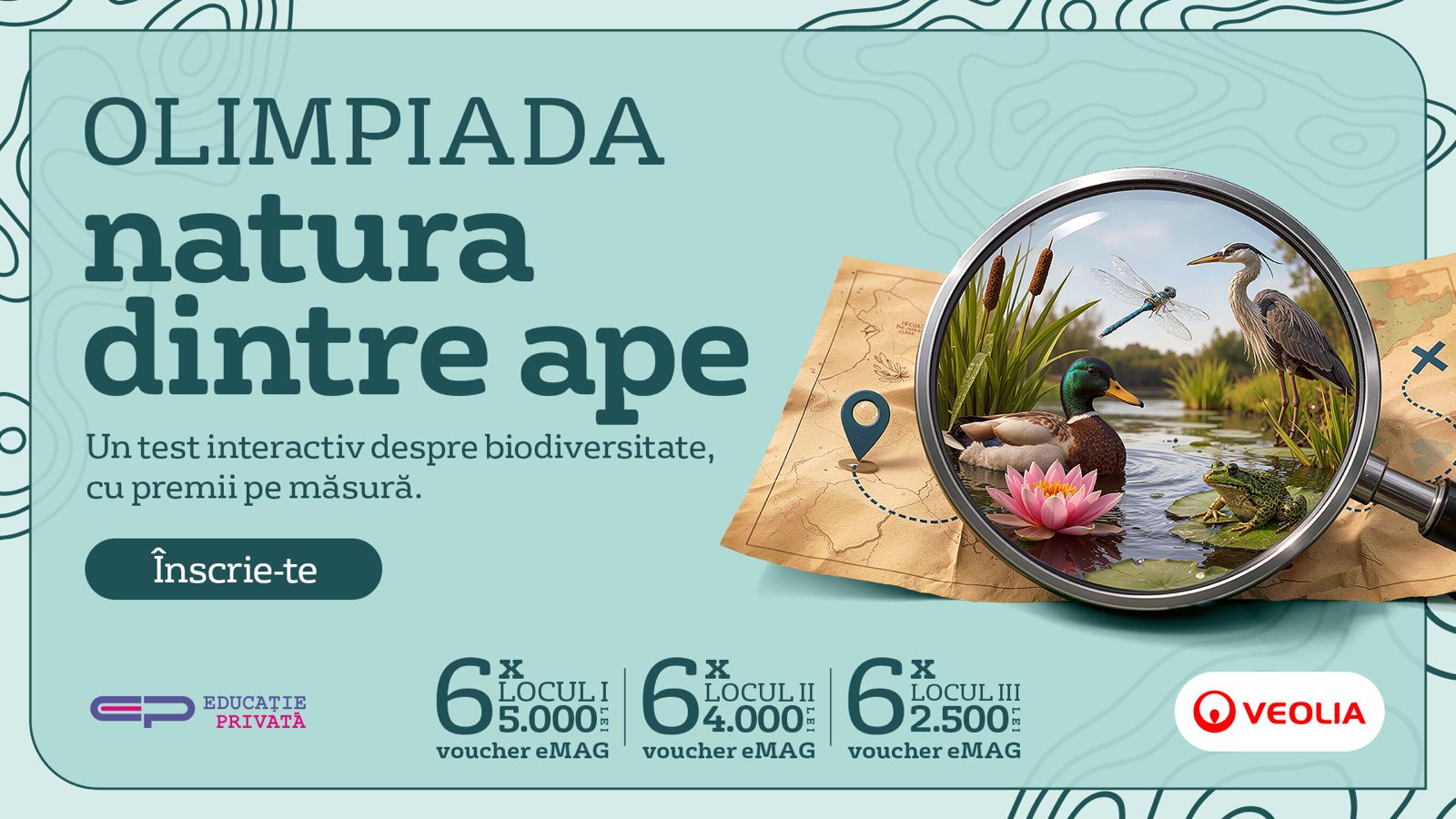 Veolia România organizează olimpiada de biodiversitate „Natura dintre Ape”