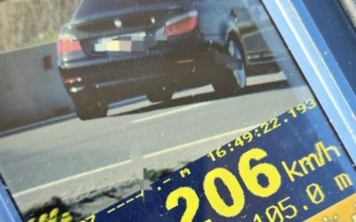 Șoferul-rachetă: 206 km/h pe DN, Poliția, furioasă: „Piste de decolare?”