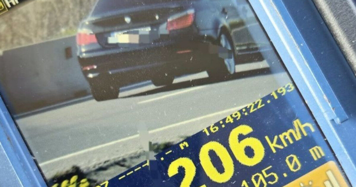 Șoferul-rachetă: 206 km/h pe DN, Poliția, furioasă: „Piste de decolare?”